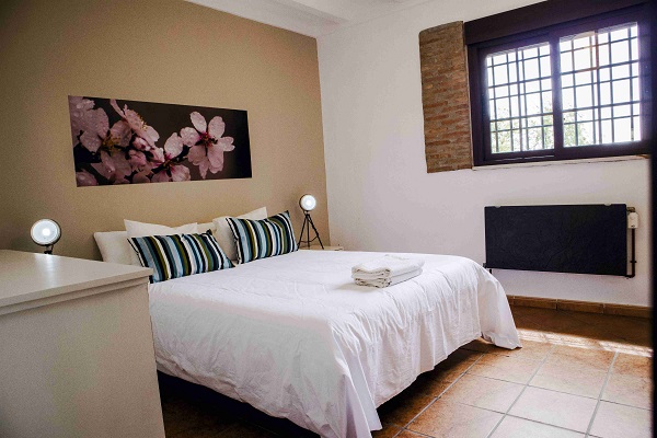 Salón con chimenea casa rural - Zona común con WiFi